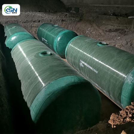 Mechanically wound fiberglass fire water tank with anti-corrosion and sturdy fire protection construction site water storage tank