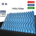 Constant cooling energy-saving blue 1500 × 500 countercurrent tower packing square tower S-wave packing