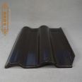 Colored T ceramic tiles, Chinese style roof, high-temperature fired glazed tiles, glazed roof tiles, simple installation