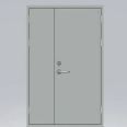 Residential entrance fire doors, Class A and Class B fire resistant steel doors, with a processing time of 0.5 hours