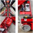 8/10 meter four wheel mobile lifting platform scissor fork lifting airborne human aerial maintenance vehicle