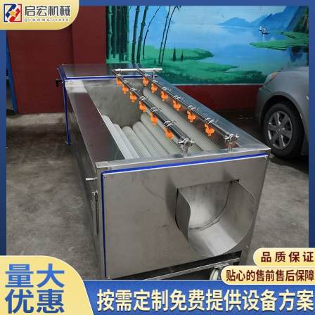 Qihong Machinery Platycodon Peeling and Cleaning Machine Potato Hair Roller Cleaning Equipment Fruit and Vegetable Cleaning