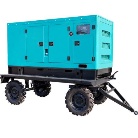 120kw mobile diesel generator set Weichai Power WP6D132E200 mobile mute generator