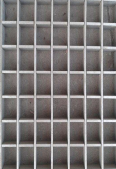 Pressure welded steel grating, pressure welded steel grating, irregular spot welded grid plate