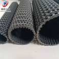 Hard half wall permeable pipe 160mm, PE permeable pipe with curved mesh drainage pipe for highway subgrade