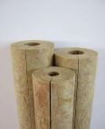 Composite rock wool pipe opening self-adhesive fireproof aluminum foil veneer rock wool insulation pipe