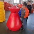 1 meter diameter warning buoy for inland waterways, Botai plastic integrated navigation buoy with light supply