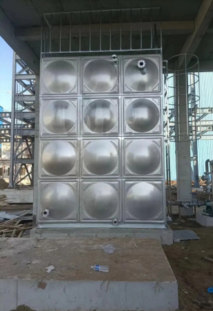 Factory stainless steel insulation, fire protection, daily assembly, welded school hospital water tank
