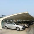 Steel community membrane structure electric vehicle parking shed 7-shaped/diagonal pull rod/raised roof/C-shaped