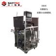 Sany Packaging - Manufacturer of facial mask automatic film extractor - One button start - Automatic disc changing manipulator