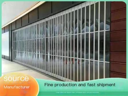 Stable performance of Jinqin, transparent side sliding doors in shopping malls, with various specifications and thickened materials