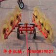 New Type of Disc Rake Tractor Suspension Finger Disc Harvester for Grass Straw Picking Machine 6 discs 8 discs single and double sides