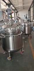 Juyu 304 stainless steel stirring tank, double layer storage tank, fermentation tank, liquid mixing reaction kettle