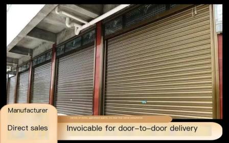 Jinqin Supermarket Folding Sliding door in and out of the Hotel Good reputation, quality assurance, free sample taking and design according to the drawing