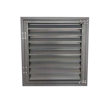 Aluminum alloy louvers, manual, electric, adjustable ventilation louvers, exterior wall decoration, air conditioning outer hood