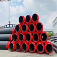 Customization of high-temperature steam DN100 steel sleeve steel insulation steel pipe wrapped directly buried polyurethane insulation pipeline