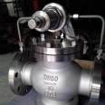 Kerufu produces air pressure reducing valves made of cast steel or stainless steel, flanged with inlet and outlet pressure gauges