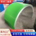 Belt conveyor color steel protective cover, arc color steel tile rainproof cover, steel factory arch hood, corridor rainproof shed