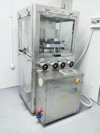 Almost brand new small food tabletting machine, second-hand milk and candy making machine, high-speed tablet pressing equipment