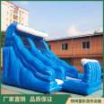 Children's Color Exit Inflatable Barrier Small Slide Thickened PVC Children's Water Toy Amusement Equipment for Making Money