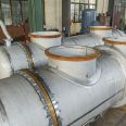 Tubular condenser, tubular heat exchanger, industrial evaporative heat transfer with a wide area