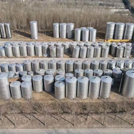 Yushuo Processing Customized non-standard stainless steel storage tanks for second-hand 10-200 cubic meters of internal and external polishing, insulation and heating