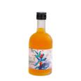The manufacturer supplies transparent fruit wine glass bottles wholesale Baijiu empty bottles 330ml frosted vodka bottles