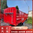 Sales of 13 meter 1.8 high warehouse railing semi trailer leaf spring design semi trailer export second-hand lightweight trailer