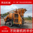 The mixing and pumping integrated machine adopts a drum mixing method, with a self unloading lift of 75 meters