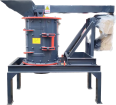 Composite vertical axis sand making machine for dry mixed mortar, granite, cobblestone, and construction waste crushing