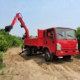 Small digging and lifting wood grabbing machine, unlike the supply of wheel type wood grabbing tools for car grabbing