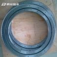 High precision four point contact ball type rotary bearing with small clearance and lightweight rotary bearing with external teeth