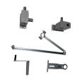 Hand cranked curved arm window opener, smoke exhaust window, high window opening machine, and multiple linkage lower suspension window closing accessories