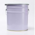 Coated with white iron bucket, Tinning metal bucket, floor paint, round iron bucket of Yiteng Iron Plastic Factory