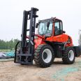 4WD off-road forklift integrated four-wheel lifting diesel forklift warehouse Cart 3t 5t off-road forklift