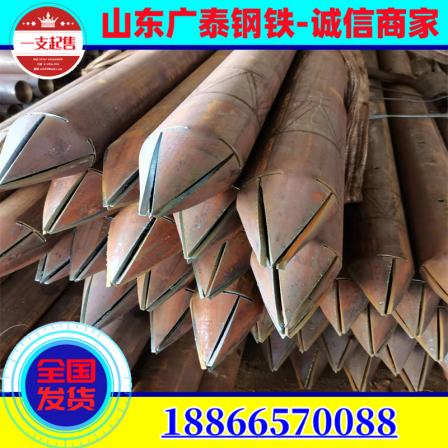 20 # Soil nail steel pipe steel flower casing geological pipe letter screw thread drilling, pointed welding, reverse stabbing grouting pipe
