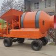 BOLAN fixed bucket JZM1500 drum mixer eight wheel chassis mobile spiral cement remote control type