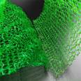 Green 3D Geonet Cushion for River Slope Protection, Vegetation Net Fixed U-shaped Nail for Soil and Water Protection