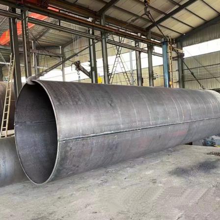 Manufacturer of Q235B spiral steel pipe with large diameter double-sided submerged arc welding, two cloth and four oil anti-corrosion spiral steel pipes