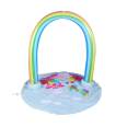 Cross border New Product Outdoor Children's Sprinkler Water Playing Mat Rainbow Arch Water Playing Game Mat Cartoon Toy Mat Customization