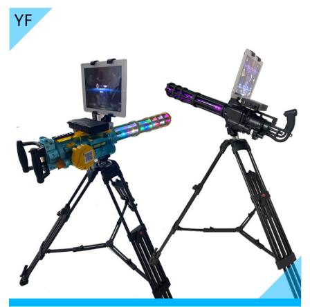 AR Gatling game equipment for body feeling interaction, night market, amusement park, floor stall, AR gun game machine manufacturer