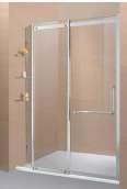 Three door simple shower room, Hualiya stainless steel apartment, customized with a straight bathroom partition