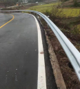 Heat zinc spray plastic rural road waveform guardrail fence, three wave W-shaped guardrail board GR-C-4E