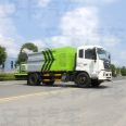 The 80 meter Dongfeng Tianjin 12 square fog gun truck is suitable for spraying on garden green belts, with a long range and high water mist pressure