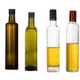 Customized manufacturer's 500ml round olive oil bottle, brown square transparent oil bottle, 250ml camellia oil glass bottle