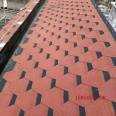 Double layer asphalt tile hexagonal felt tile mosaic light steel roof tile Wanjia