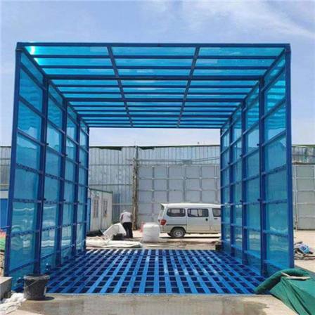 Gantry type car wash room is suitable for large engineering vehicles on construction sites. Car wash machine source factory