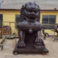 Copper Lion Large Cast Copper with a Height of 2.6 meters HSBC Lion Bronze Sculpture Corrosion-resistant Palace Museum Gate Lion