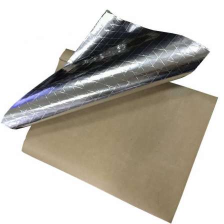 Aluminum foil reinforcement paper, aluminum coating, kraft paper insulation, steel structure bottom aluminum foil can be customized in specifications and sizes