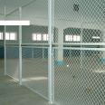 Workshop isolation net, factory equipment safety protection net, movable warehouse indoor isolation fence, Chunlin